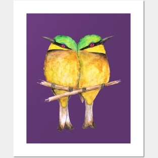 Little bee-eaters Posters and Art